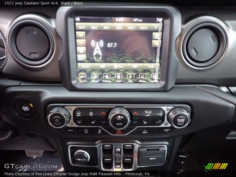 Black / Black 2023 Jeep Gladiator Sport 4x4