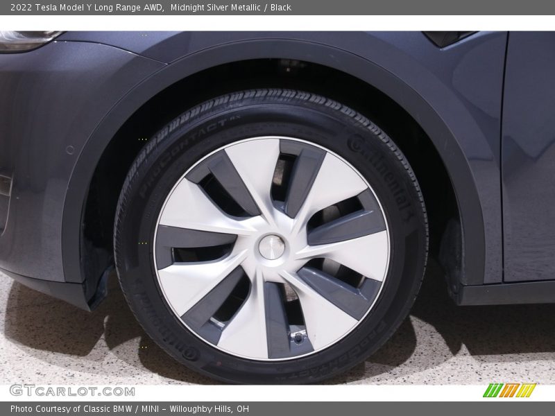 Midnight Silver Metallic / Black 2022 Tesla Model Y Long Range AWD