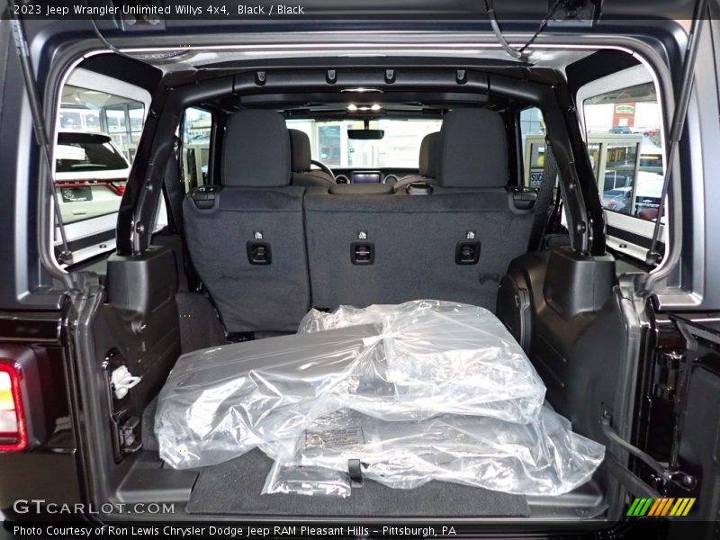 Black / Black 2023 Jeep Wrangler Unlimited Willys 4x4