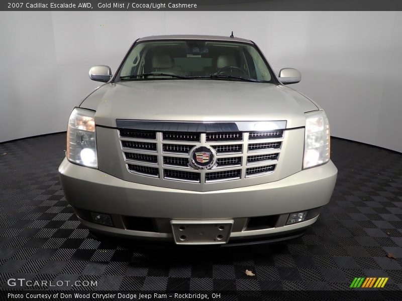 Gold Mist / Cocoa/Light Cashmere 2007 Cadillac Escalade AWD