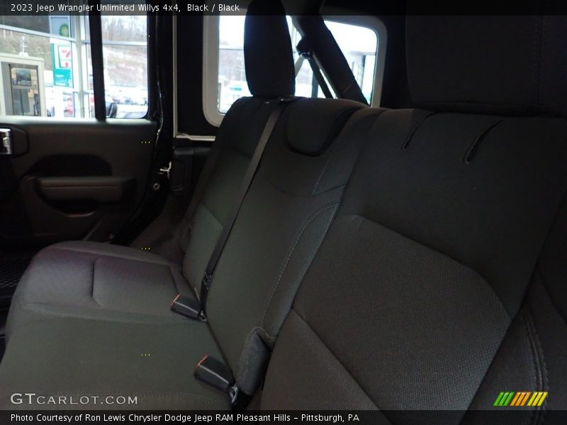 Black / Black 2023 Jeep Wrangler Unlimited Willys 4x4