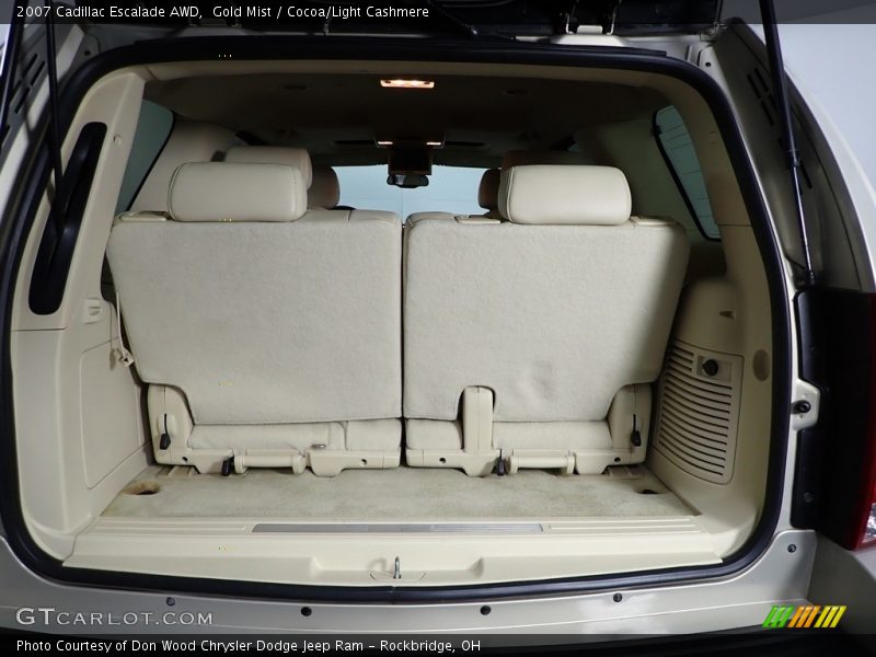 Gold Mist / Cocoa/Light Cashmere 2007 Cadillac Escalade AWD