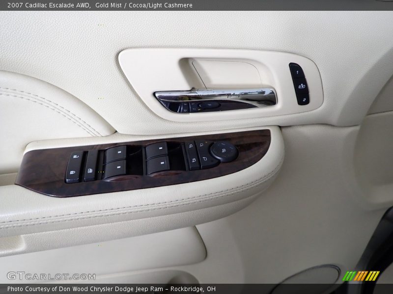 Gold Mist / Cocoa/Light Cashmere 2007 Cadillac Escalade AWD