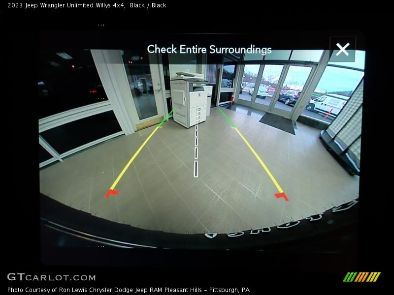 Black / Black 2023 Jeep Wrangler Unlimited Willys 4x4