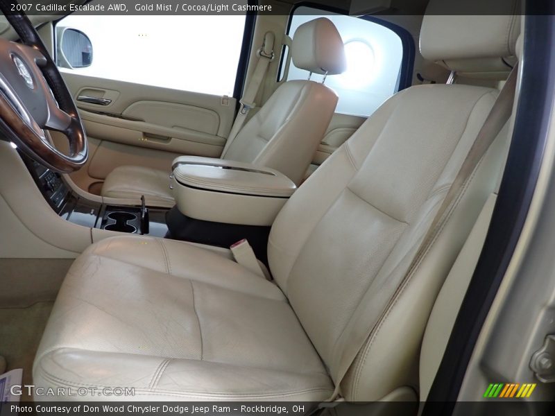 Gold Mist / Cocoa/Light Cashmere 2007 Cadillac Escalade AWD