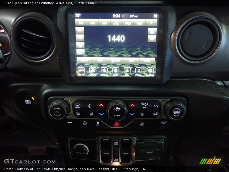 Black / Black 2023 Jeep Wrangler Unlimited Willys 4x4