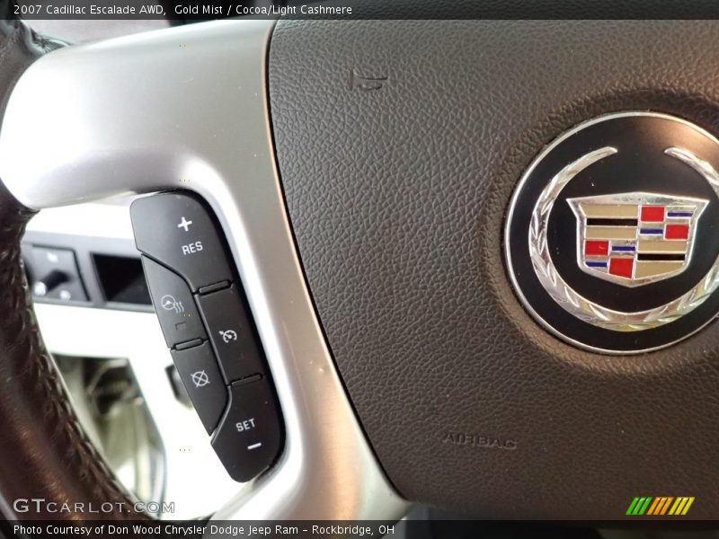 Gold Mist / Cocoa/Light Cashmere 2007 Cadillac Escalade AWD