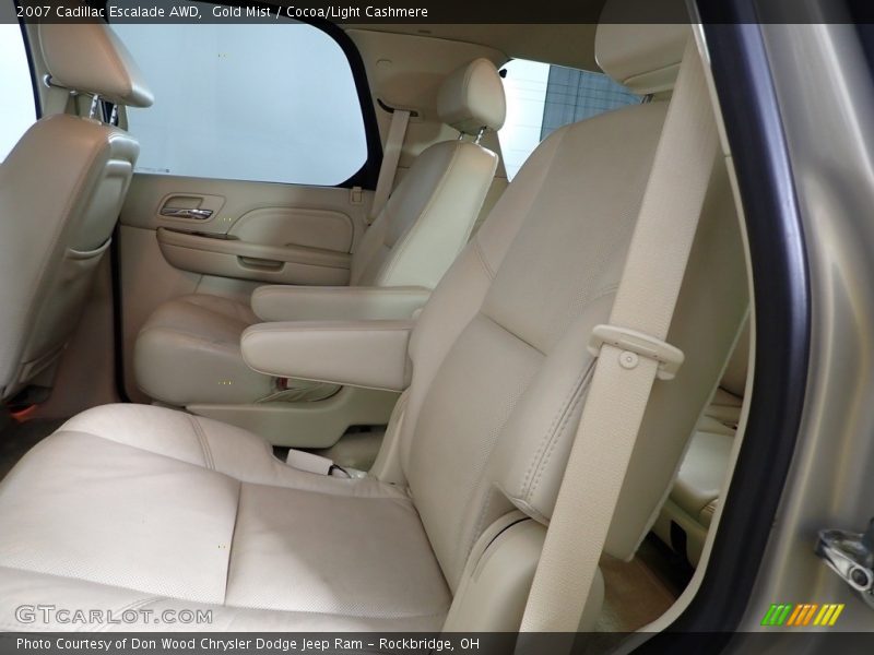 Gold Mist / Cocoa/Light Cashmere 2007 Cadillac Escalade AWD