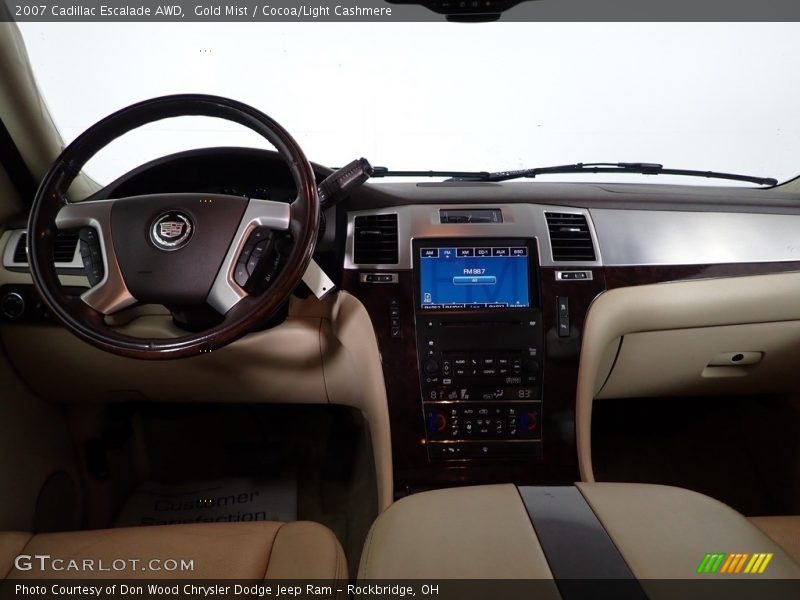 Gold Mist / Cocoa/Light Cashmere 2007 Cadillac Escalade AWD
