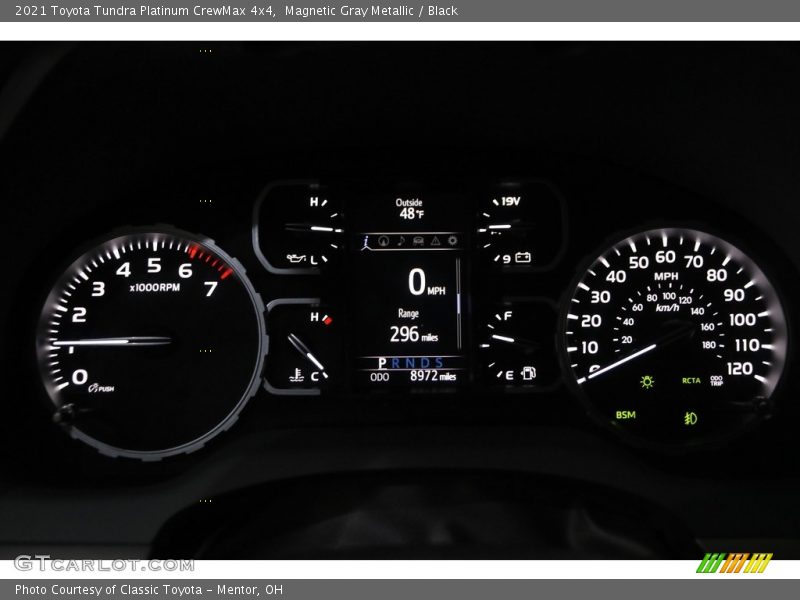 Magnetic Gray Metallic / Black 2021 Toyota Tundra Platinum CrewMax 4x4