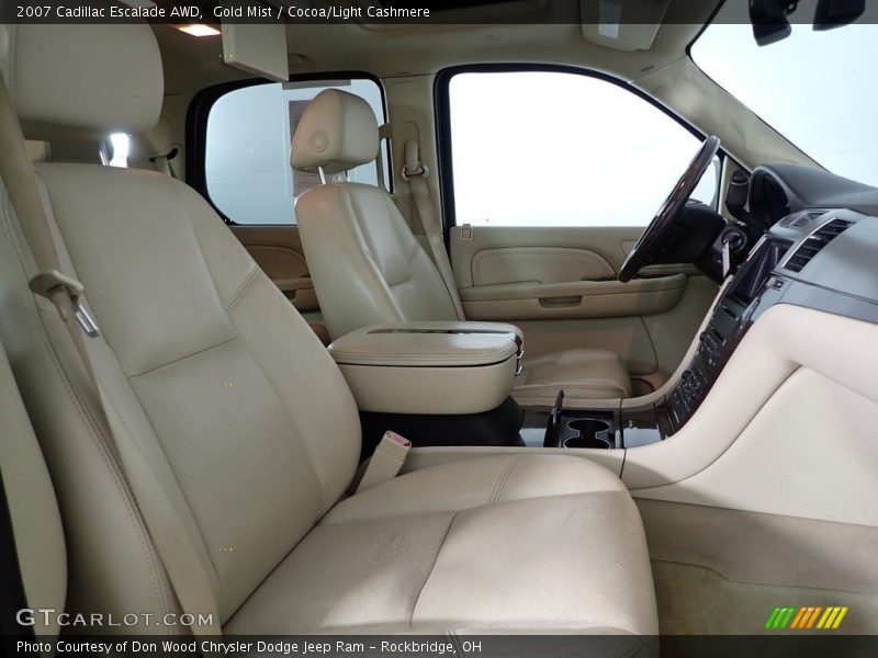 Gold Mist / Cocoa/Light Cashmere 2007 Cadillac Escalade AWD