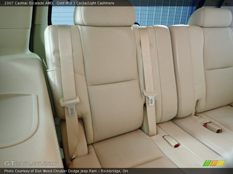 Gold Mist / Cocoa/Light Cashmere 2007 Cadillac Escalade AWD