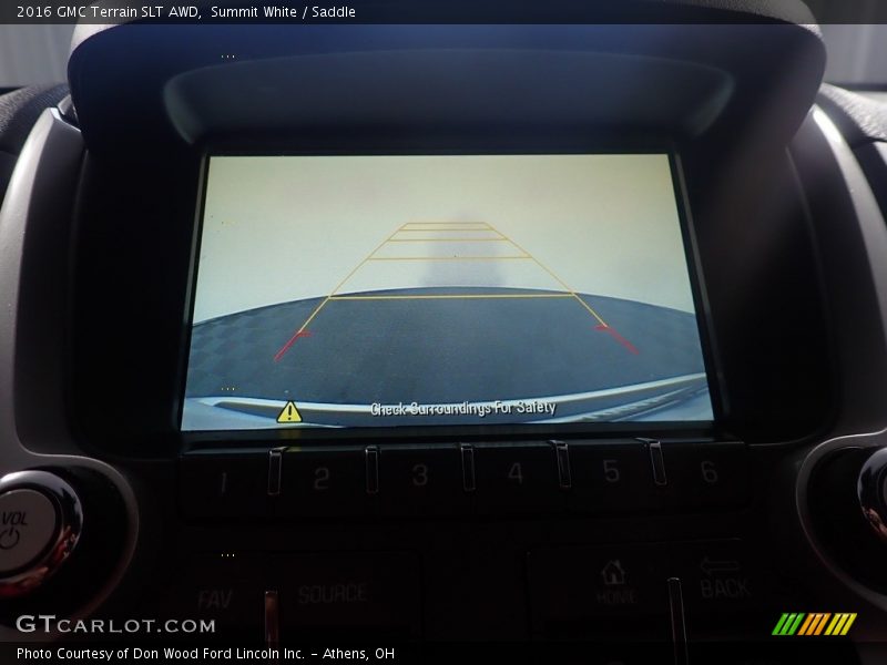 Summit White / Saddle 2016 GMC Terrain SLT AWD