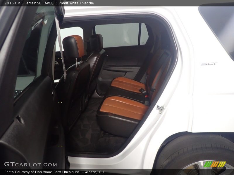 Summit White / Saddle 2016 GMC Terrain SLT AWD