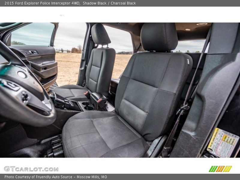 Front Seat of 2015 Explorer Police Interceptor 4WD
