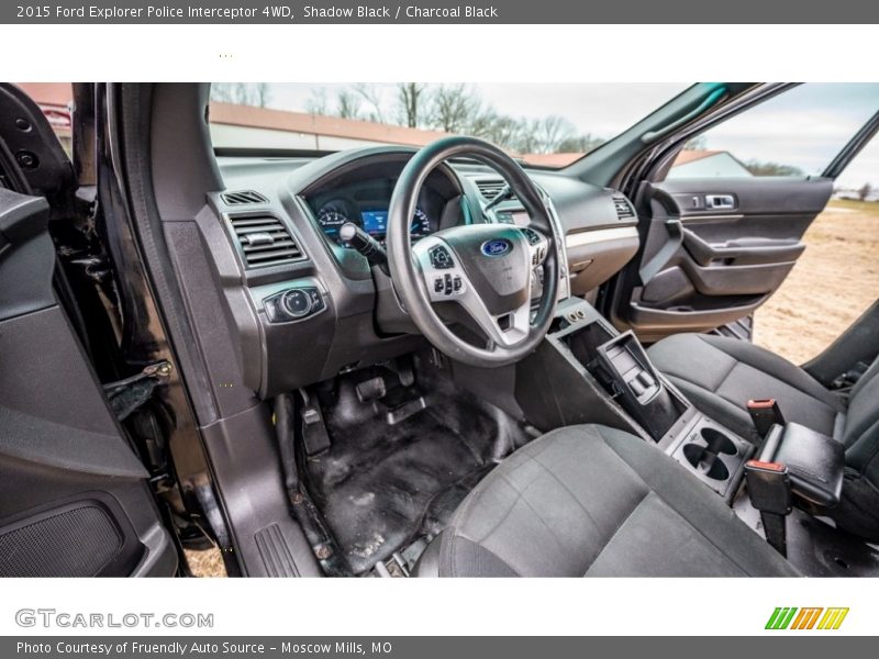 Front Seat of 2015 Explorer Police Interceptor 4WD