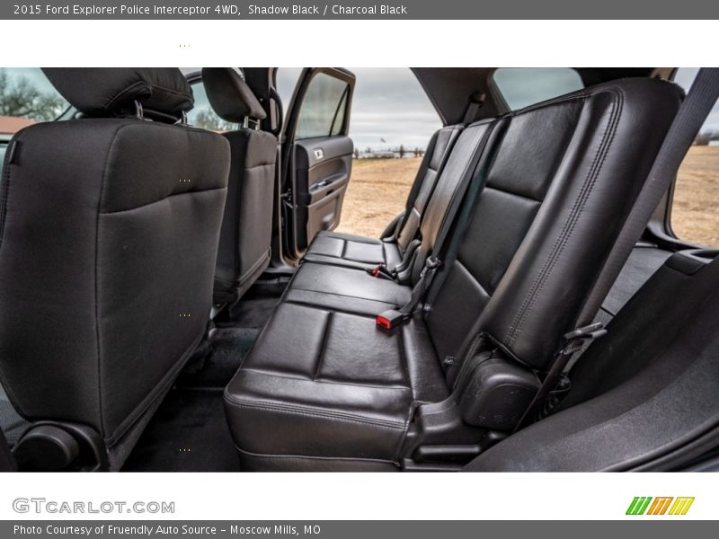 Rear Seat of 2015 Explorer Police Interceptor 4WD