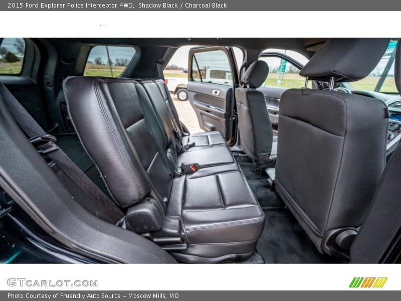 Rear Seat of 2015 Explorer Police Interceptor 4WD