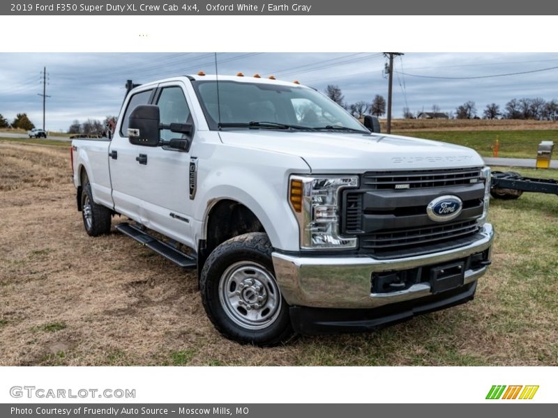 Oxford White / Earth Gray 2019 Ford F350 Super Duty XL Crew Cab 4x4