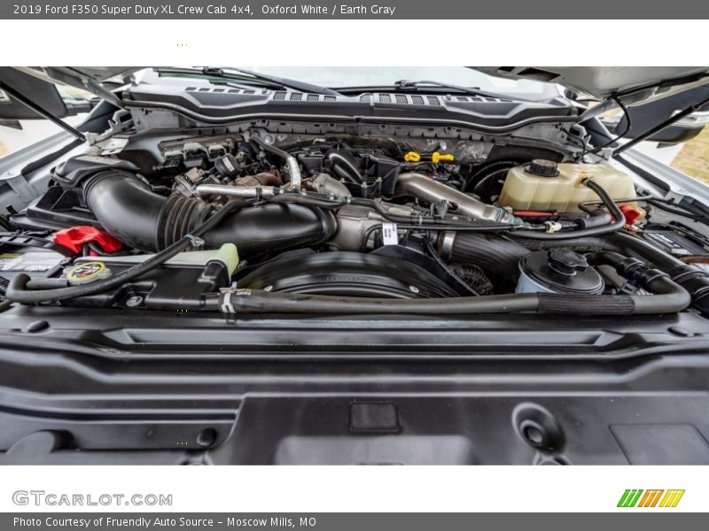 Oxford White / Earth Gray 2019 Ford F350 Super Duty XL Crew Cab 4x4