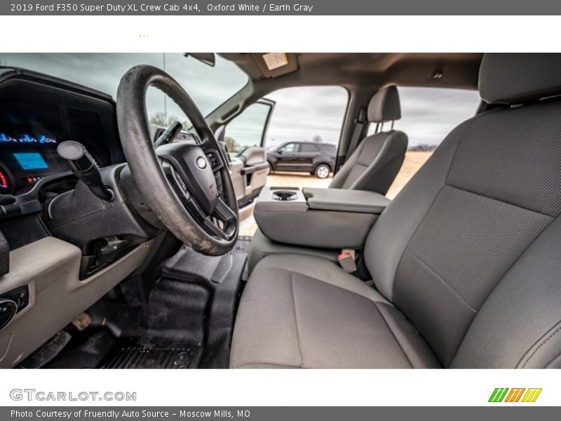 Oxford White / Earth Gray 2019 Ford F350 Super Duty XL Crew Cab 4x4