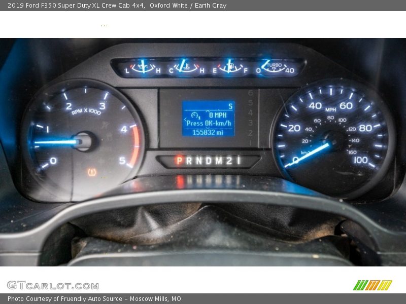 Oxford White / Earth Gray 2019 Ford F350 Super Duty XL Crew Cab 4x4