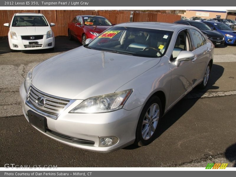 Tungsten Pearl / Light Gray 2012 Lexus ES 350
