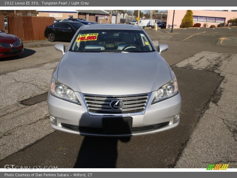 Tungsten Pearl / Light Gray 2012 Lexus ES 350