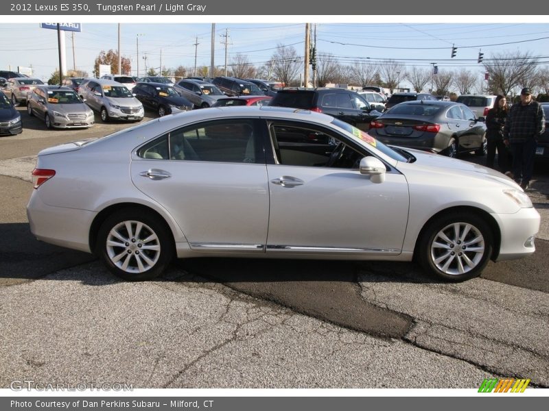 Tungsten Pearl / Light Gray 2012 Lexus ES 350
