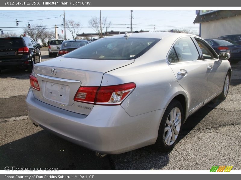 Tungsten Pearl / Light Gray 2012 Lexus ES 350