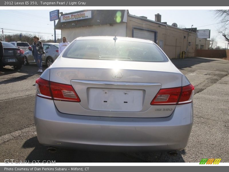 Tungsten Pearl / Light Gray 2012 Lexus ES 350