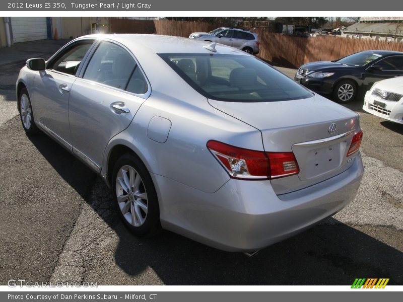 Tungsten Pearl / Light Gray 2012 Lexus ES 350