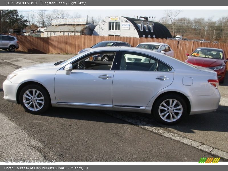 Tungsten Pearl / Light Gray 2012 Lexus ES 350