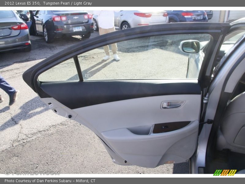 Tungsten Pearl / Light Gray 2012 Lexus ES 350