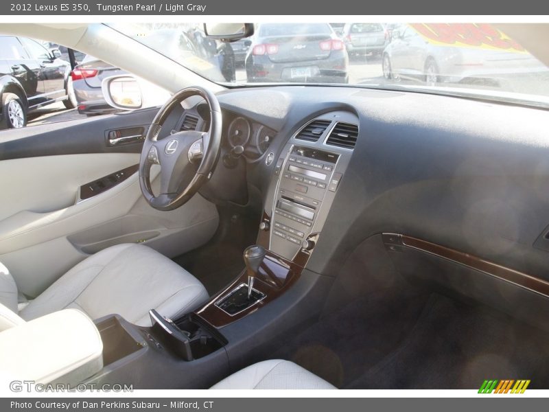 Tungsten Pearl / Light Gray 2012 Lexus ES 350
