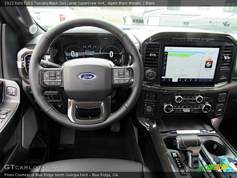 Dashboard of 2022 F150 Tuscany Black Ops Lariat SuperCrew 4x4