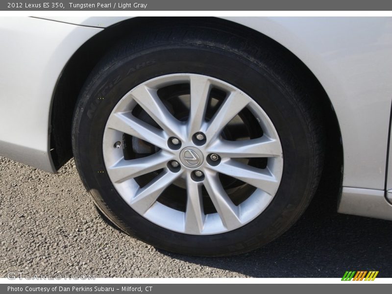 Tungsten Pearl / Light Gray 2012 Lexus ES 350