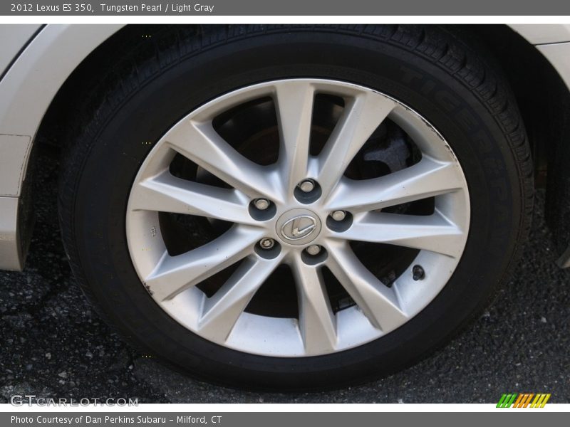 Tungsten Pearl / Light Gray 2012 Lexus ES 350