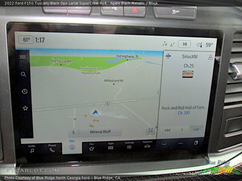 Agate Black Metallic / Black 2022 Ford F150 Tuscany Black Ops Lariat SuperCrew 4x4