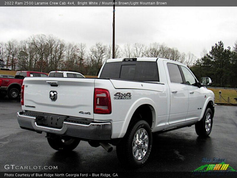 Bright White / Mountain Brown/Light Mountain Brown 2022 Ram 2500 Laramie Crew Cab 4x4