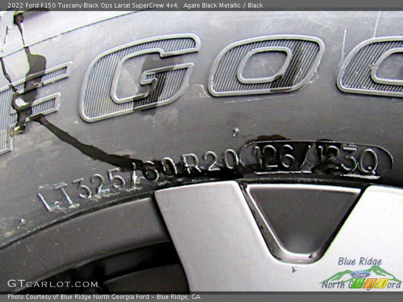 Agate Black Metallic / Black 2022 Ford F150 Tuscany Black Ops Lariat SuperCrew 4x4