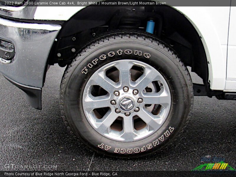 Bright White / Mountain Brown/Light Mountain Brown 2022 Ram 2500 Laramie Crew Cab 4x4