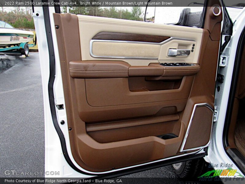Bright White / Mountain Brown/Light Mountain Brown 2022 Ram 2500 Laramie Crew Cab 4x4