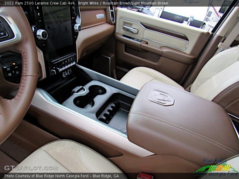 Bright White / Mountain Brown/Light Mountain Brown 2022 Ram 2500 Laramie Crew Cab 4x4
