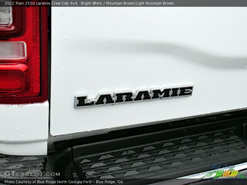 Bright White / Mountain Brown/Light Mountain Brown 2022 Ram 2500 Laramie Crew Cab 4x4