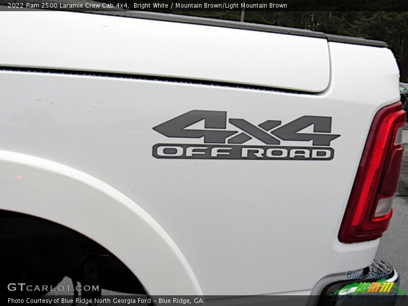 Bright White / Mountain Brown/Light Mountain Brown 2022 Ram 2500 Laramie Crew Cab 4x4
