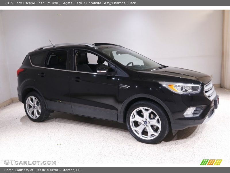 Agate Black / Chromite Gray/Charcoal Black 2019 Ford Escape Titanium 4WD