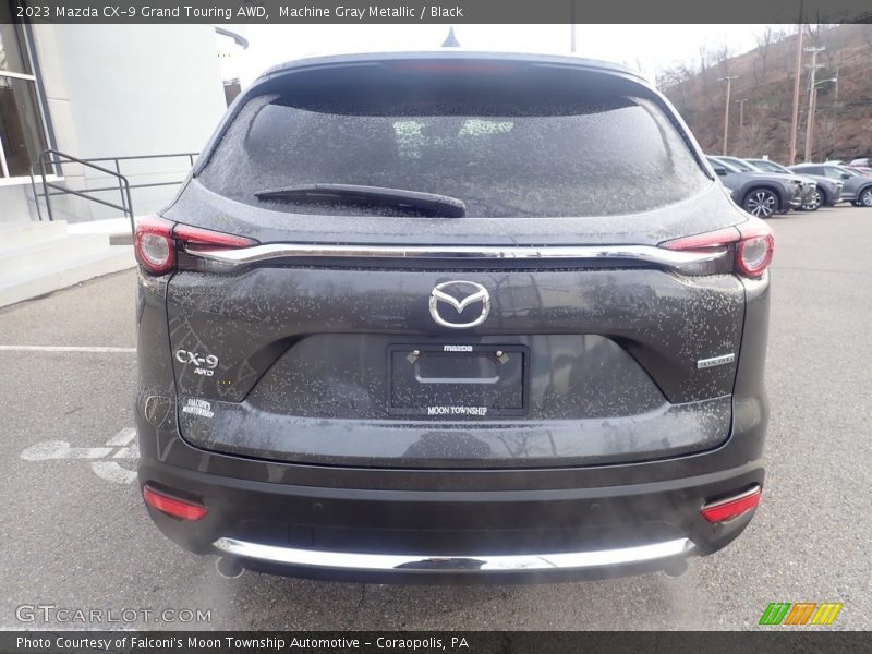 Machine Gray Metallic / Black 2023 Mazda CX-9 Grand Touring AWD
