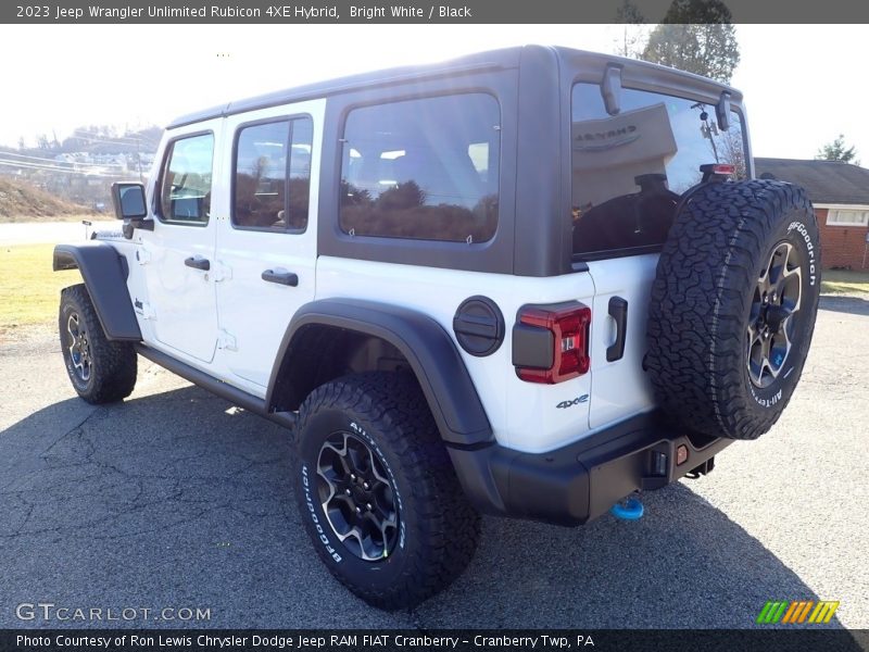 Bright White / Black 2023 Jeep Wrangler Unlimited Rubicon 4XE Hybrid