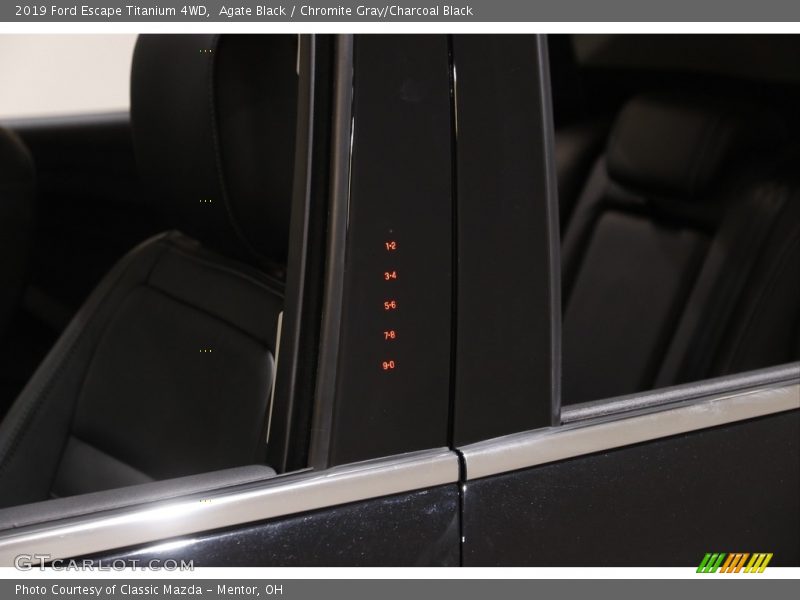 Agate Black / Chromite Gray/Charcoal Black 2019 Ford Escape Titanium 4WD